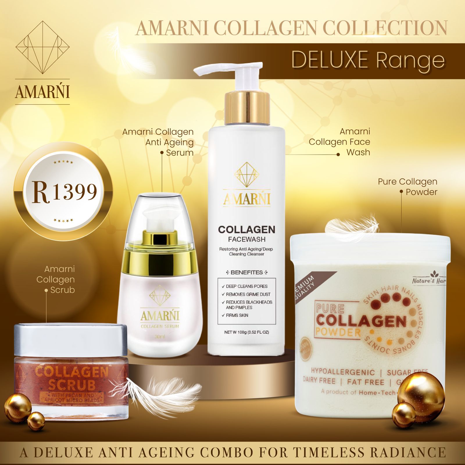 Collana premium rich cream New ② ICON-TIME-GOLD-NECK-CREAM-